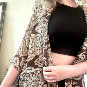 Sheer Vintage Button Up